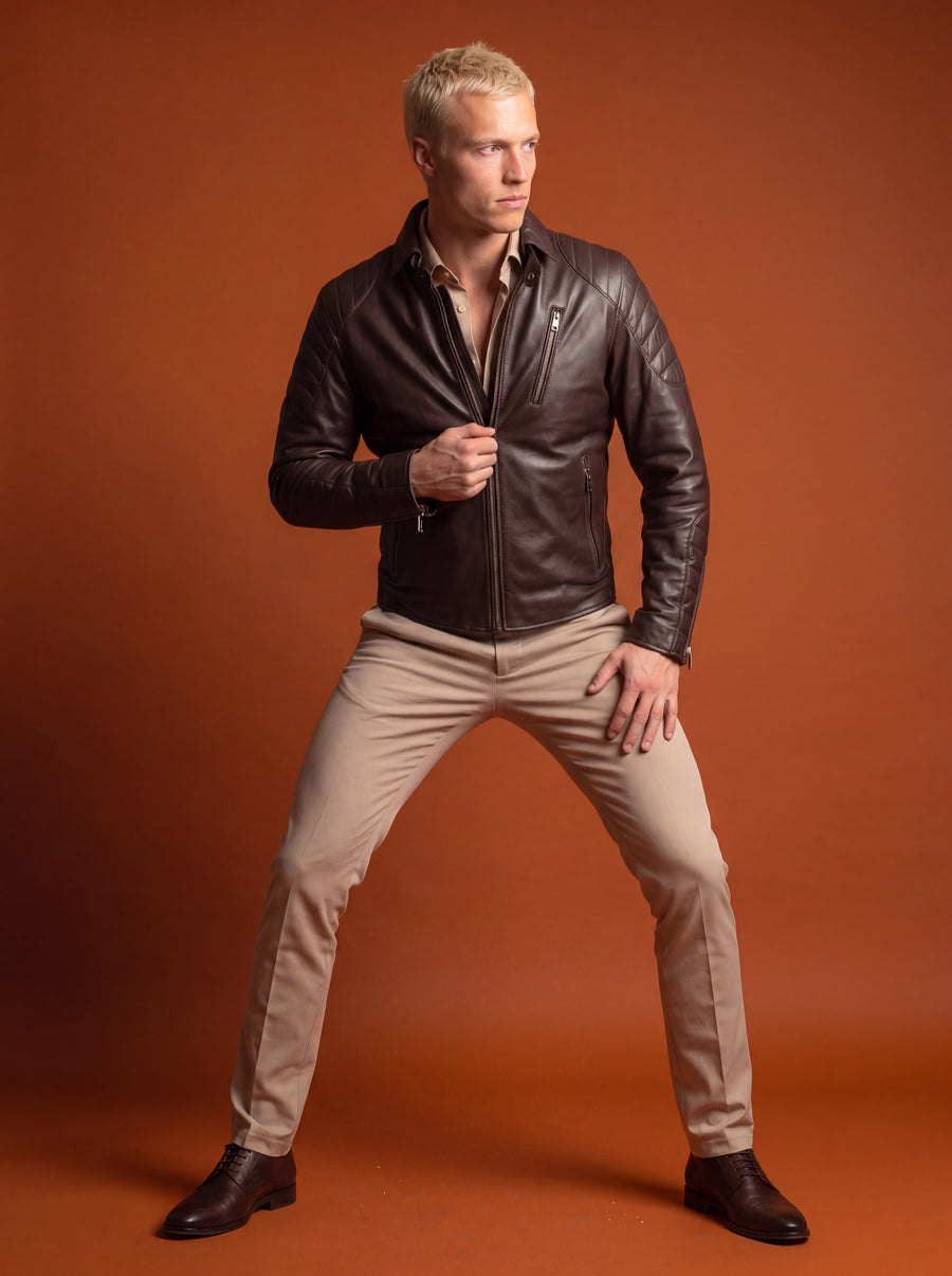 Interlagos Men's Leather Jacket