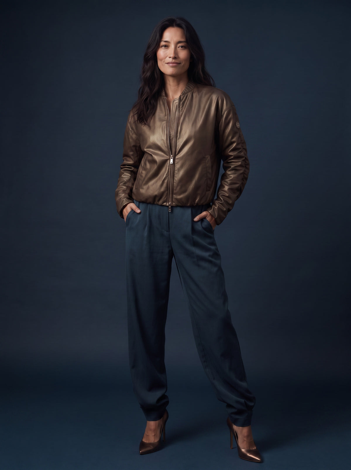 Novara Women's Leather Blouson - View 5