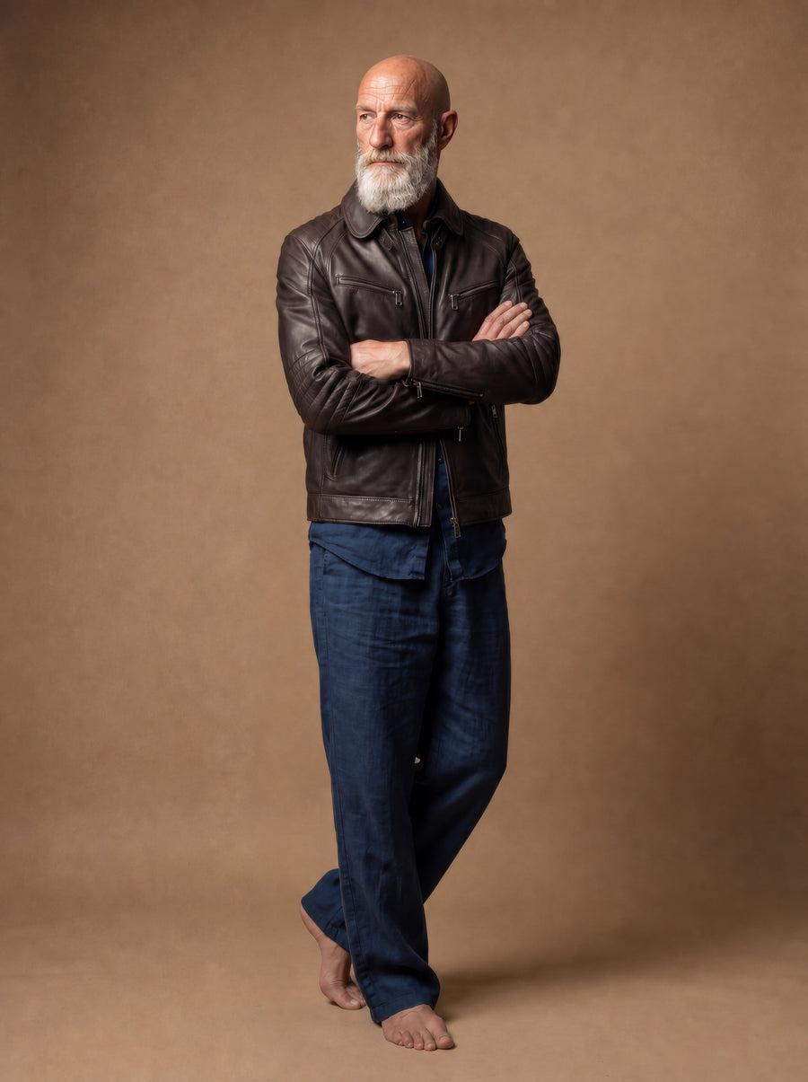 Sao Paulo Men's Leather Jacket