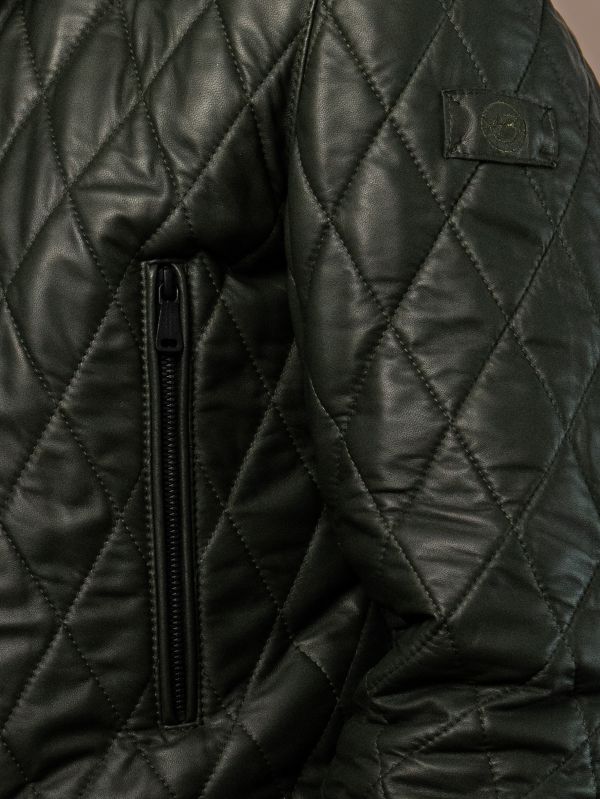 Lancaster Mens Quilted Leather Jacket