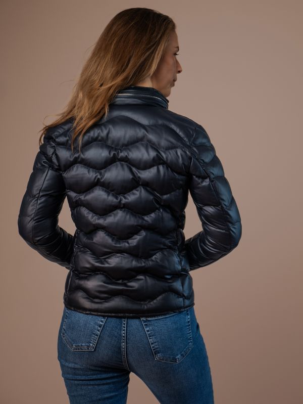 Monterey Ladies Leather Down Jacket
