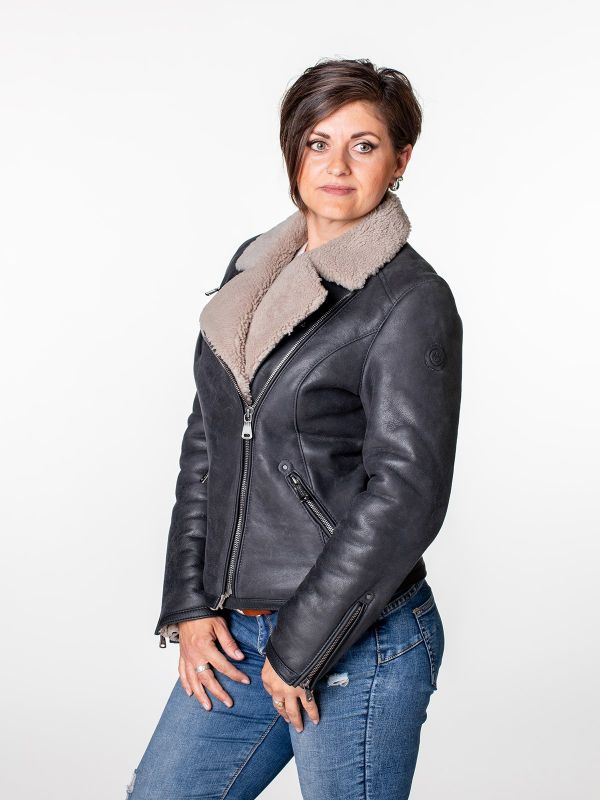 Akina Ladies Lamb Skin Jacket