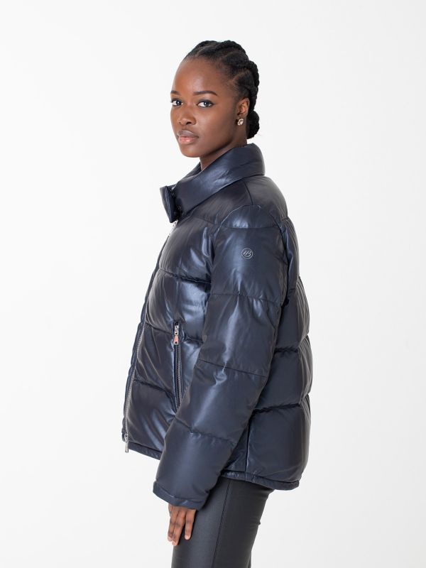 Corvara Ladies Down Leather Jacket