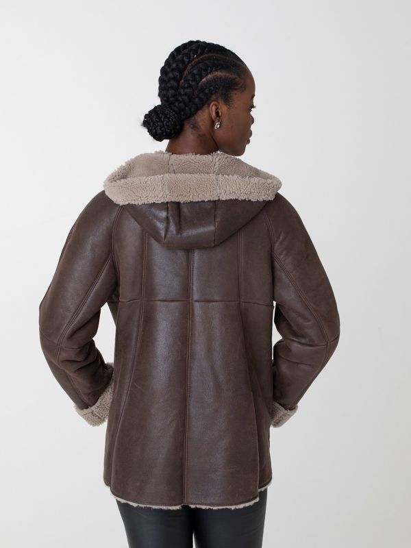 Calgary Damen Lammfell Jacke