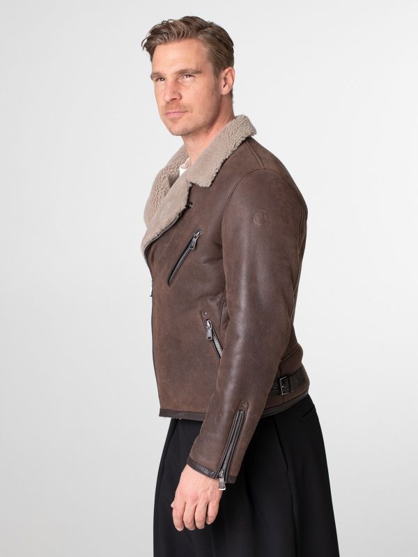 Edo Herren Lammfell Jacke