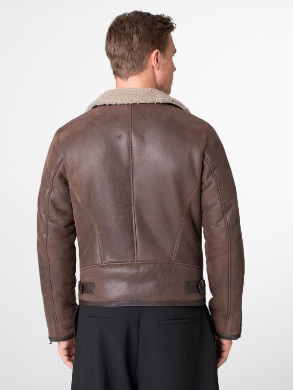 Edo Herren Lammfell Jacke