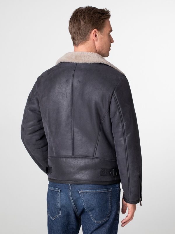 Edo Mens Lamb Skin Jacket