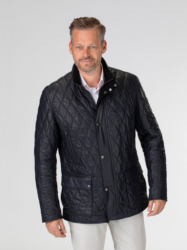 Lancaster Herren  Stepp Lederjacke