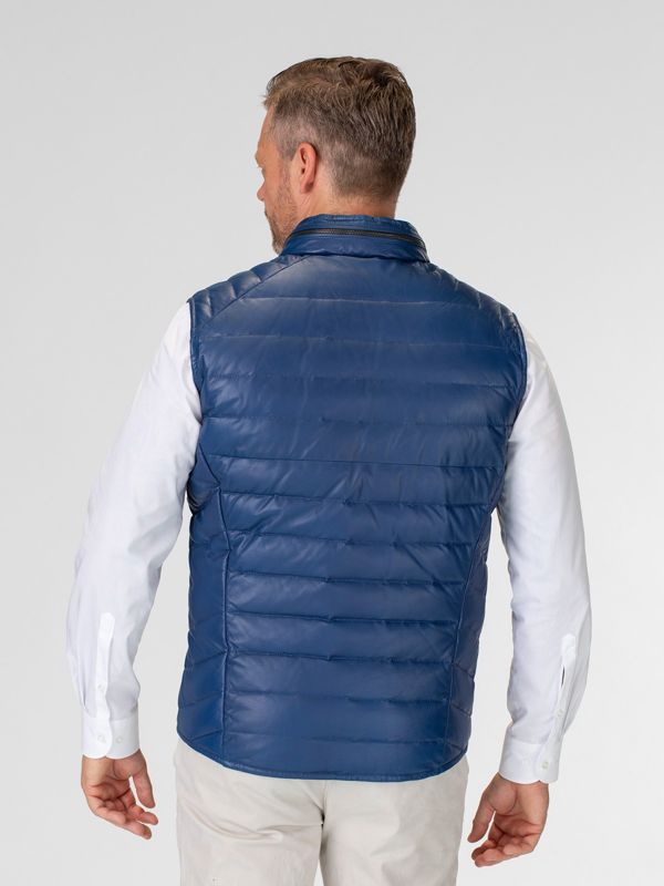 Monoposto Herren  Daunen Lederweste