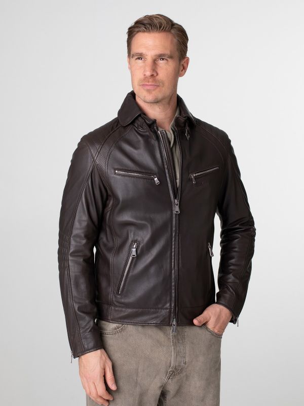 Sao Paulo Herren Lederjacke