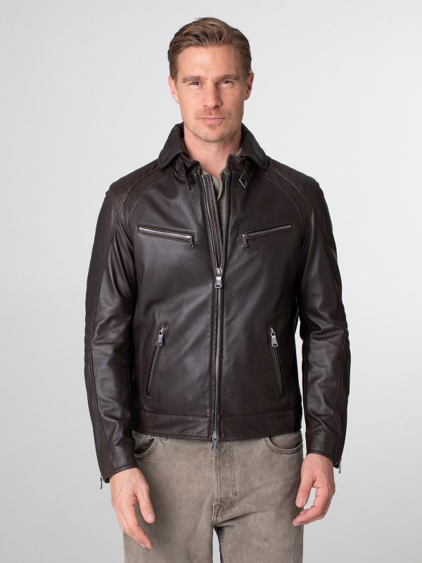 Sao Paulo Herren Lederjacke