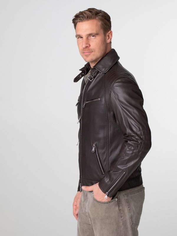 Sao Paulo Mens Leather Jacket