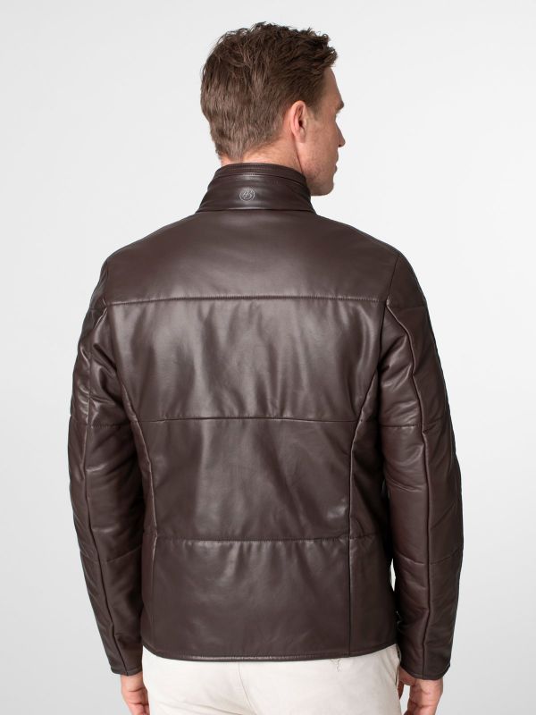 Avus Herren Stepp Lederjacke