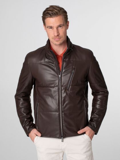 Avus Herren Stepp Lederjacke