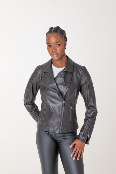 Altena Damen Leder Biker Jacke