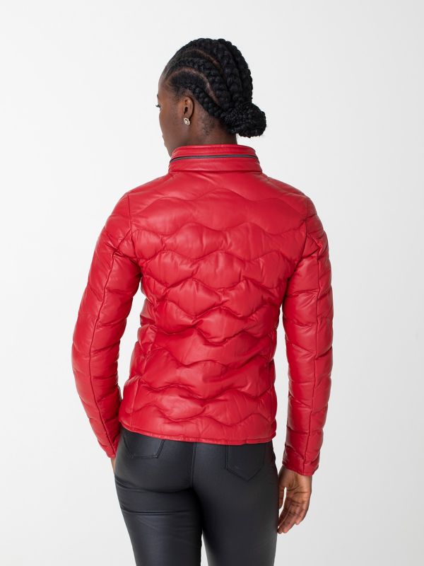 Monterey Damen Leder Daunen Jacke
