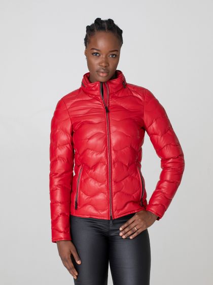 Monterey Damen Leder Daunen Jacke