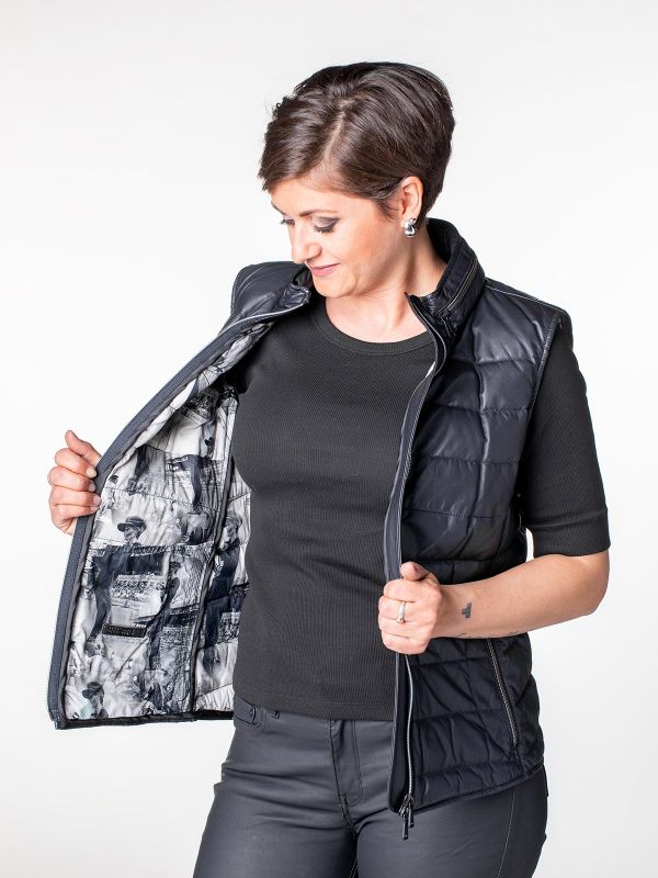 Spa Ladies Leather Down Gilet