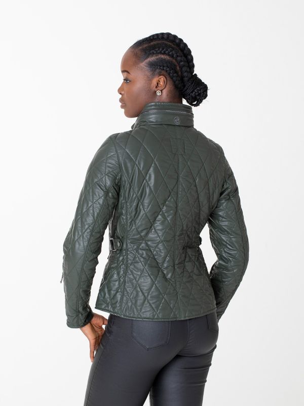 Virginia Ladies Quilted Leather Jacket