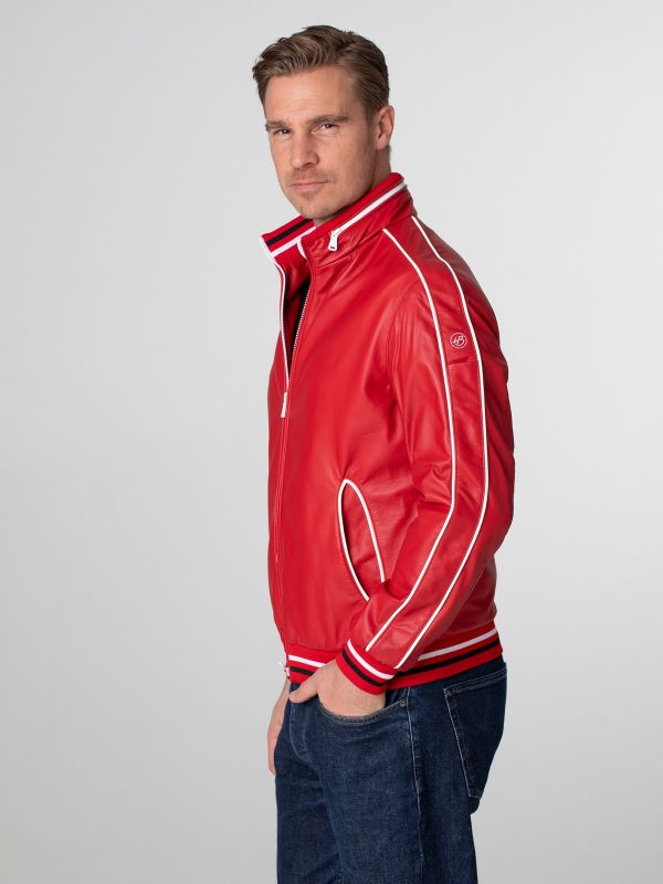 LS Racing Herren Lederjacke