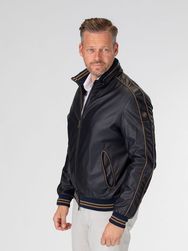 LS Racing Herren Lederjacke