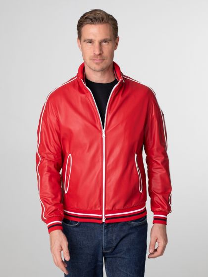 LS Racing Mens Leather Jacket