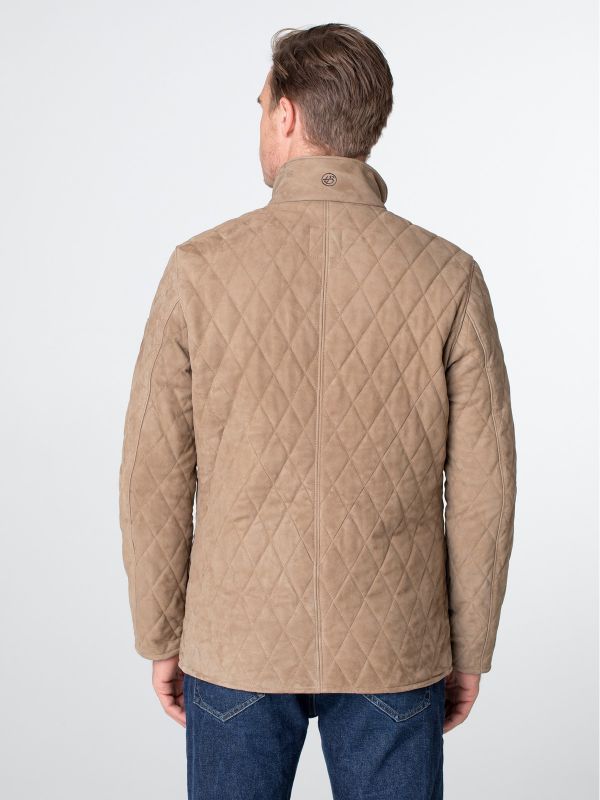 Devon Herren Stepp Lederjacke