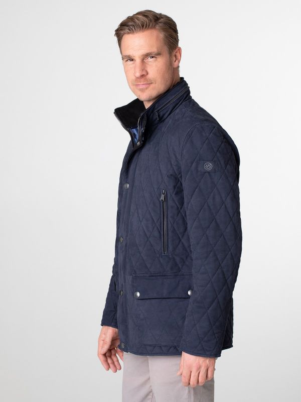 Devon Herren Stepp Lederjacke