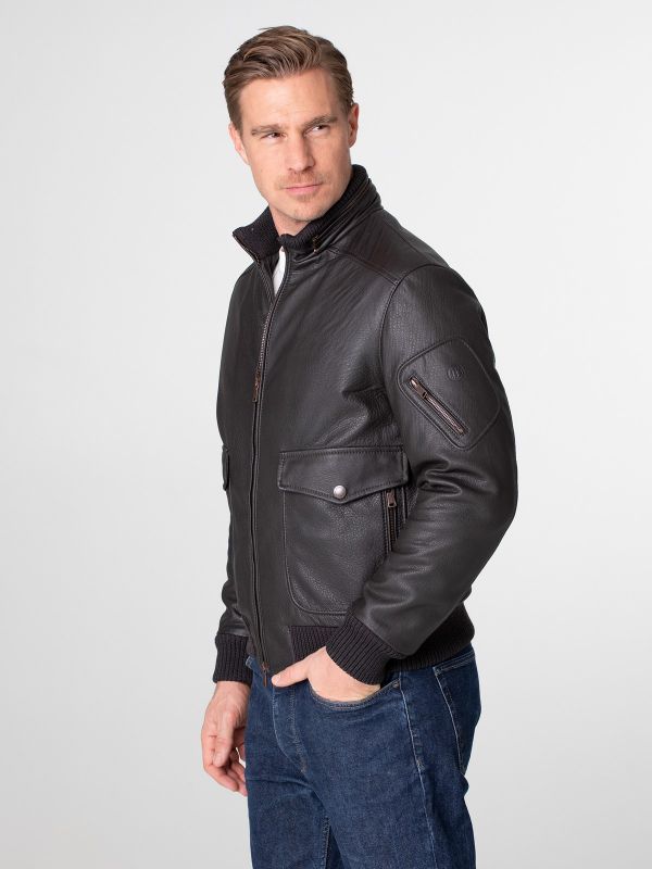 Goodwood Mens Leather Jacket