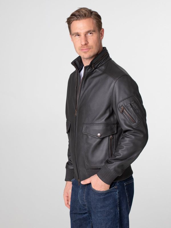 Silverstone Mens Leather Jacket